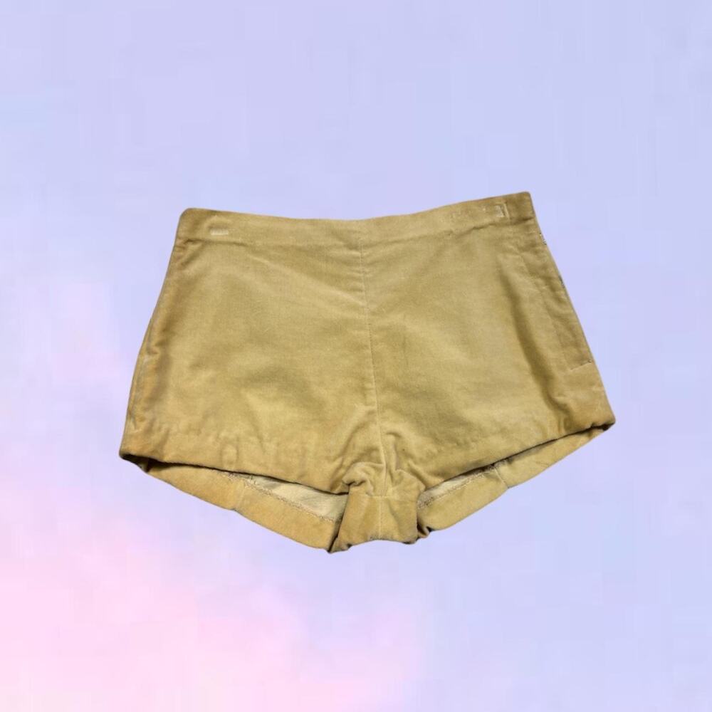Vintage 1940s 1950s western costume co velvet high waisted showgirl shorts